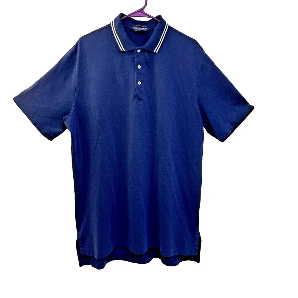 Ralph Lauren Polo Golf Shirt Men's XL Navy Soft‎ Cotton Performance Classic